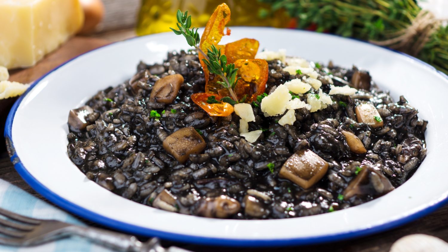 Get to know Croatia coastline - Black risotto